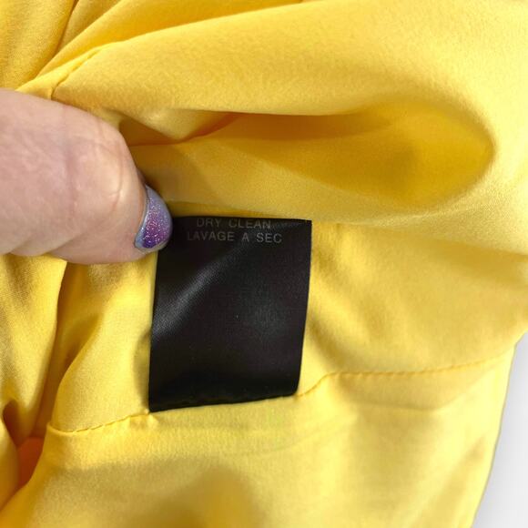 Badgley Mischka Yellow and Pink Midi Dress - Picture 6 of 14